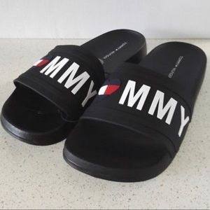 tommy hilfiger women's black sandals